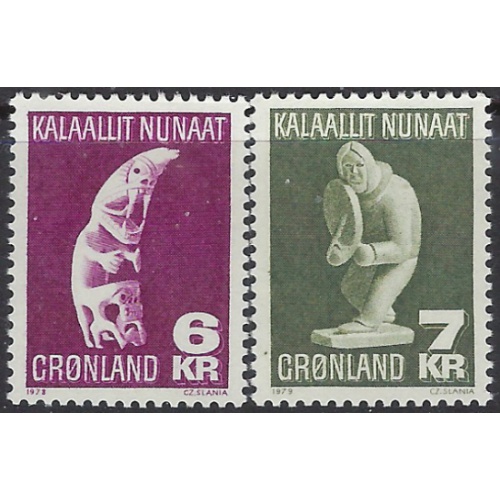Greenland 102-03 MNH 1977 issues (ak8310)