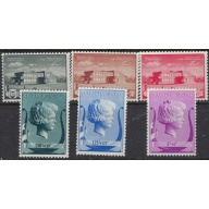Belgium B273-78 MNH 1940 set; light crease on B275 (ak8313)