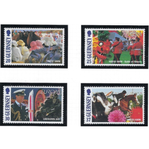 Guernsey 636-39 MNH 1998 Europa (ak8317)
