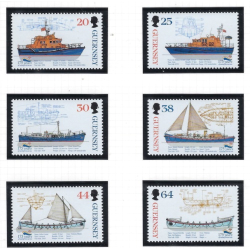 Guernsey 684-89 MNH 1999 Ships (ak8319)