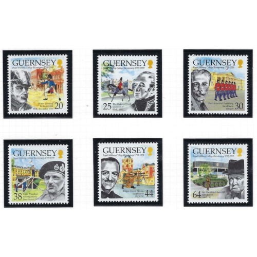 Guernsey 691-96 MNH 1999 Royal Military Academy (ak8322)