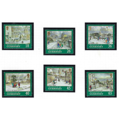 Guernsey 720-25 MNH 2000 Christmas (ak8326)