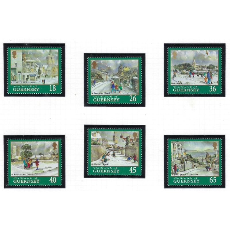 Guernsey 720-25 MNH 2000 Christmas (ak8326)