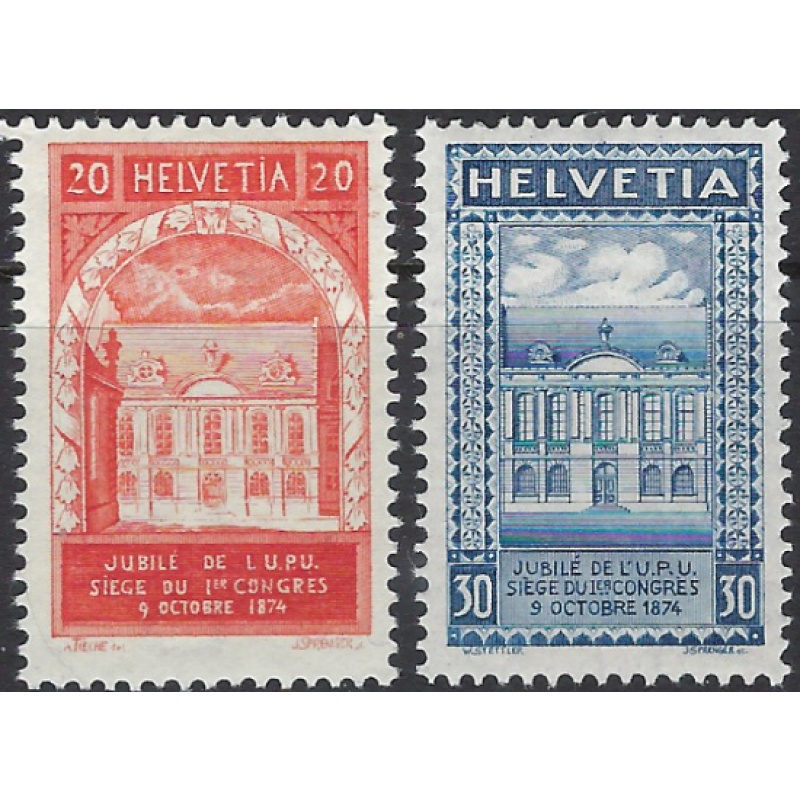 Switzerland 204-05 MNH 1924 set (ak8334)
