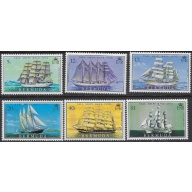 Bermuda 337-42 MNH 1976 Tall Ships (ak8340)