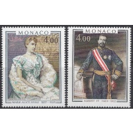 Monaco 1246-47 MNH 1980 Paintings (ak8342)