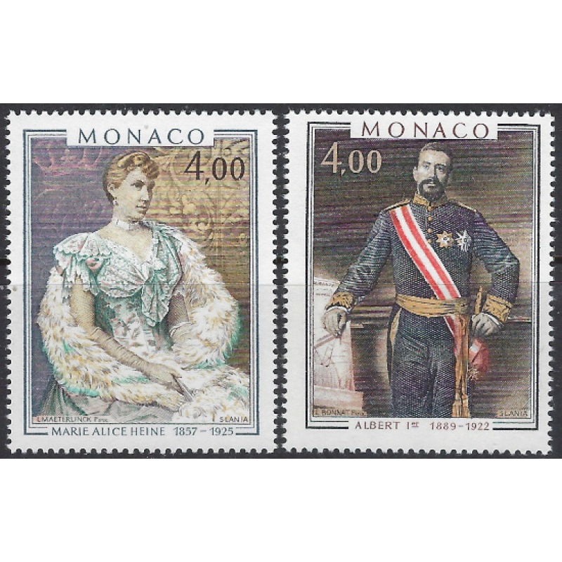 Monaco 1246-47 MNH 1980 Paintings (ak8342)