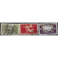 Switzerland 190-92 Used 1919 set (ak8348)