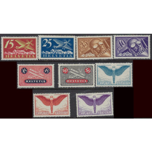 Switzerland C3-12 MH 1923-25 set (ak8353)