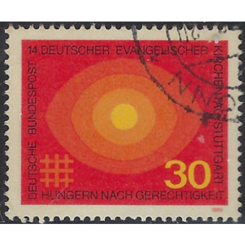 Germany 1004 Used 1969 issue (ak8369)