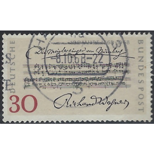 Germany 987 Used 1968 issue (ak8371)