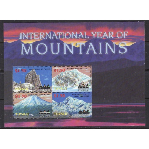 Tuvalu 897 MNH 2002 Intl Year of Mountains (ak8373)
