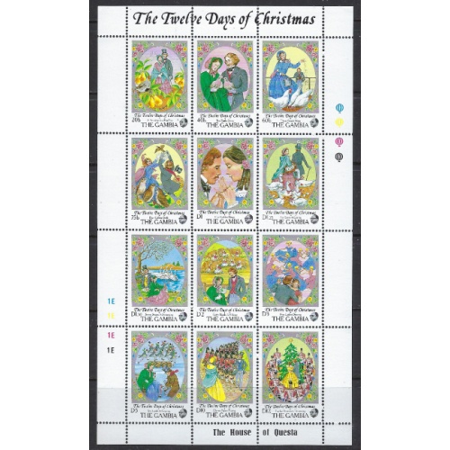 Gambia 702 MNH 1987 Christmas (ak8382)