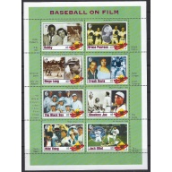 Gambia 1349 MNH 1993 Baseball on Film (ak8383)