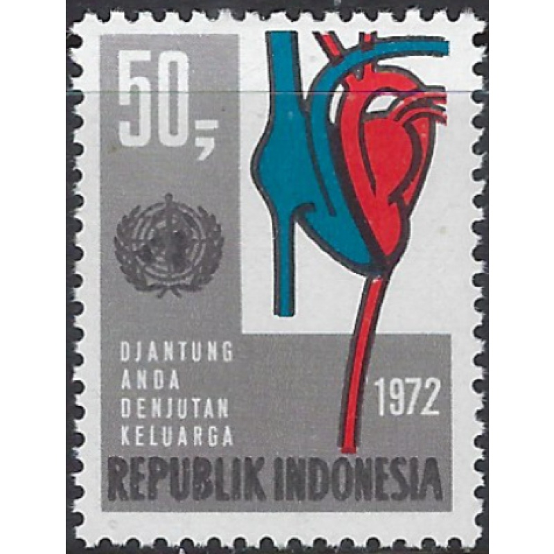 Indonesia 816 MLH 1972 World Health Day (ak8390)