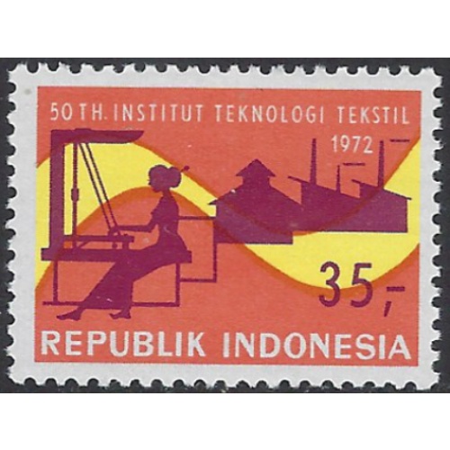 Indonesia 817 MLH 1972 issue (ak8391)