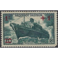 France B114 Used 1941 surcharge (ak8398)