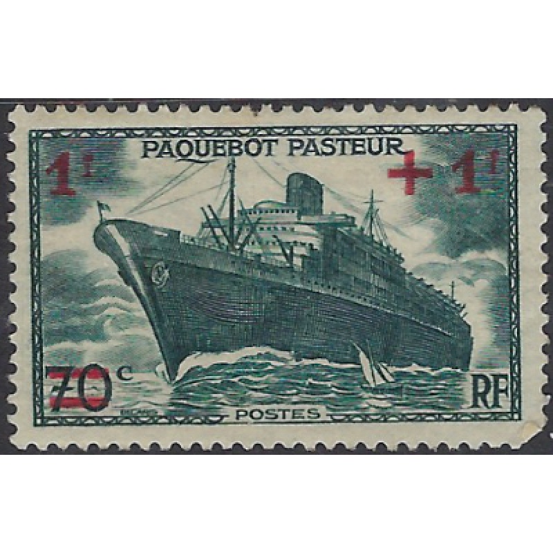 France B114 Used 1941 surcharge (ak8398)
