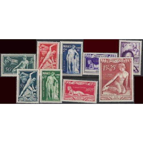 Monaco 209-13; CB11-14 MH 1948 set (ak8436)