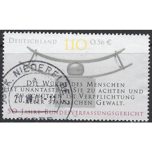 Germany 2137 Used 2001 issue (ak8462)