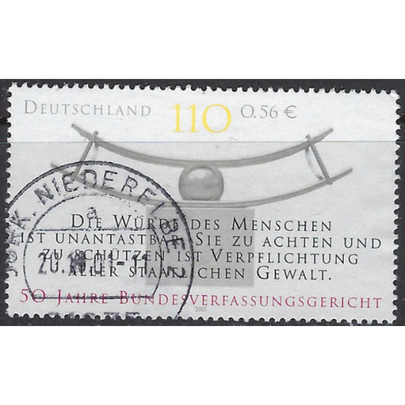 Germany 2137 Used 2001 issue (ak8462)