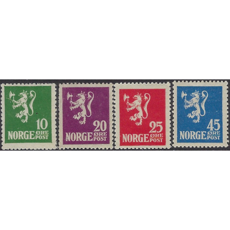 Norway 100-03 MH 1922-29 set (ak8466)