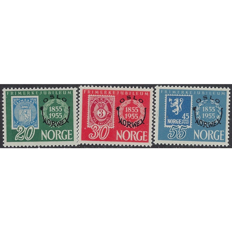 Norway 340-42 MLH 1955 set (ak8472)