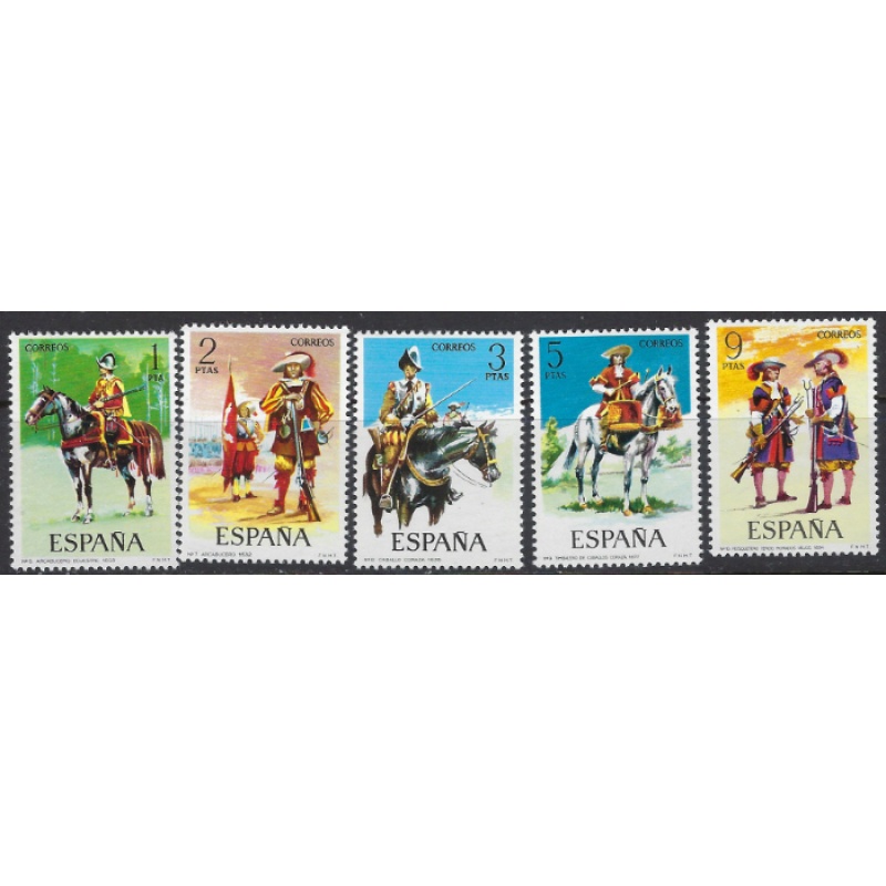 Spain 1794-98 MNH 1973 set (ak8498)