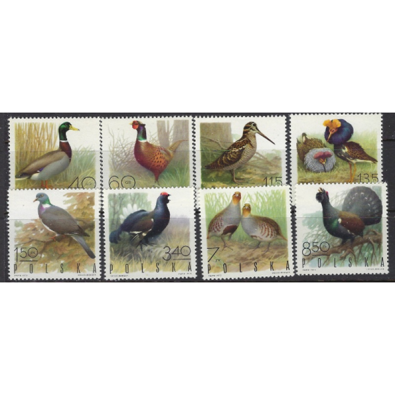 Poland 1720-27 MNH 1970 Birds (ak8508)