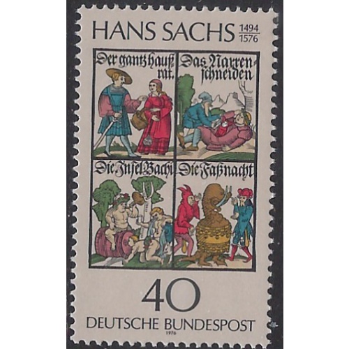 Germany 1206 MNH 1972 issue (ak8520)
