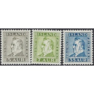 Iceland 196-98 MH 1935 part set (ak8525)