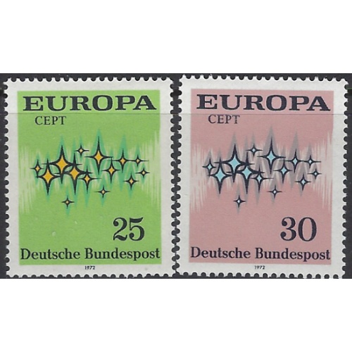Germany 1089-90 MNH 1972 Europa (ak8537)