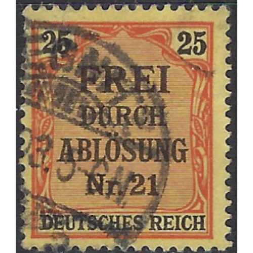 Germany OL6 Used 1903 issue (ak8541)