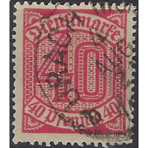 Germany O7 Used 1920 issue (ak8543)