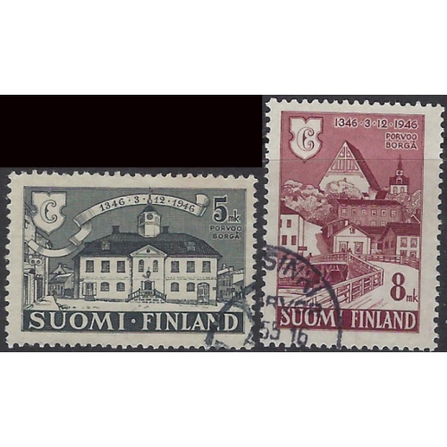 Finland 254-55 Used 1946 set (ak8561)