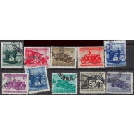 Bulgaria Q1-7/Q9/Q11/Q13/Q16 Used 1942-42 issues (ak8567)