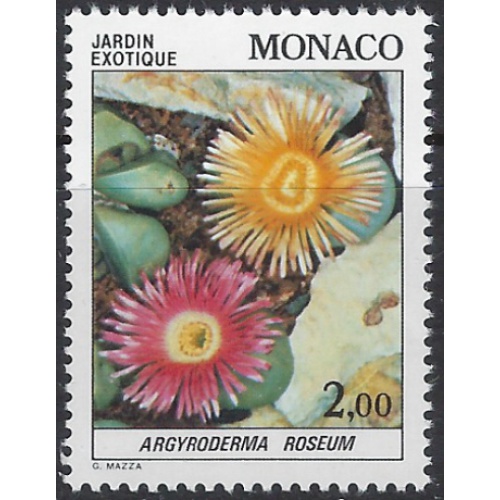 Monaco 1380 MNH 1983 Exotic Plant (ak8594)