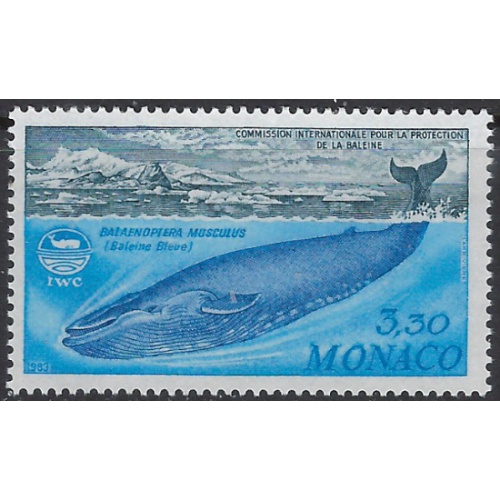 Monaco 1374 MNH 1983 Whale (ak8595)