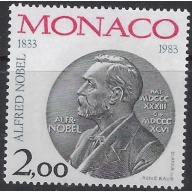 Monaco 1395 MNH 1983 Alfred Nobel (ak8597)