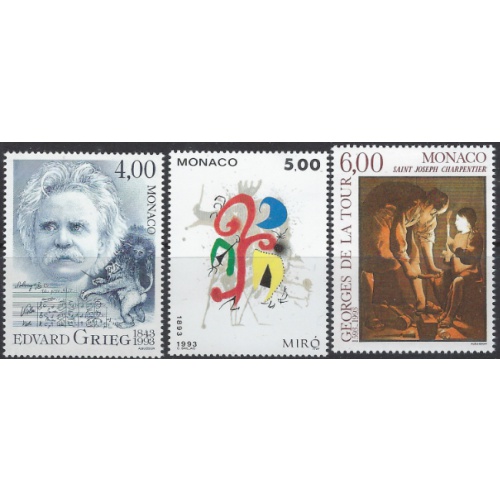 Monaco 1886-88 MNH 1973 set (ak8598)