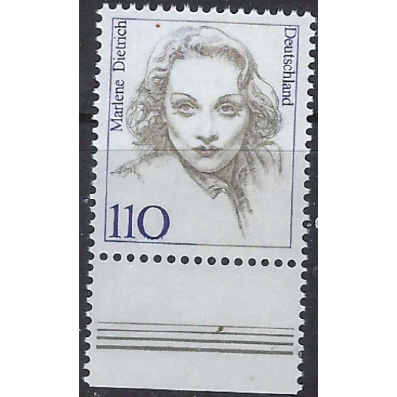 Germany 1727 MNH 1997 Marlene Dietrich (ak8638)