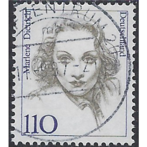 Germany 1727 Used 1997 Marlene Dietrich (ak8641)