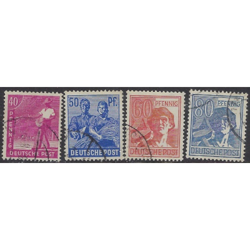 Germany 568-72 Used 2947-48 Part Set (ak8647)