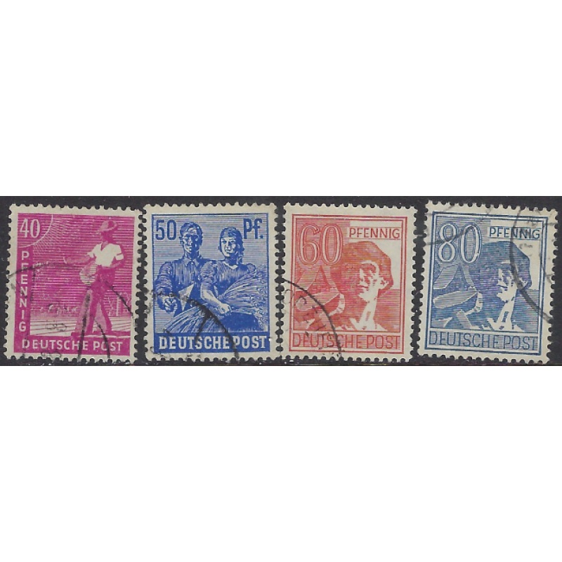 Germany 568-72 Used 2947-48 Part Set (ak8647)