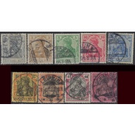 Germany 65C//74 Used 1902 missing #73 (ak8653)