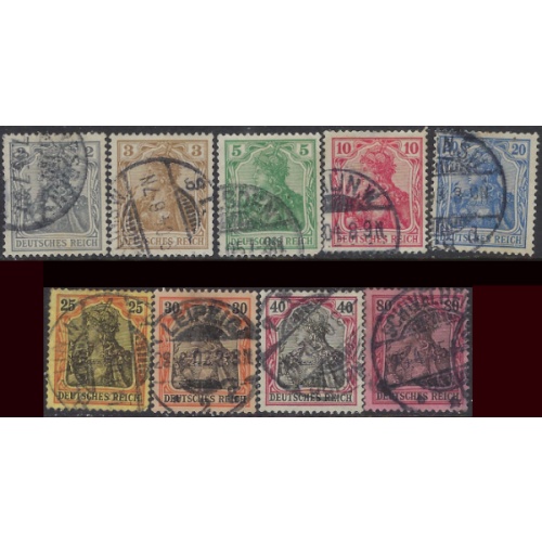 Germany 65C//74 Used 1902 missing #73 (ak8653)