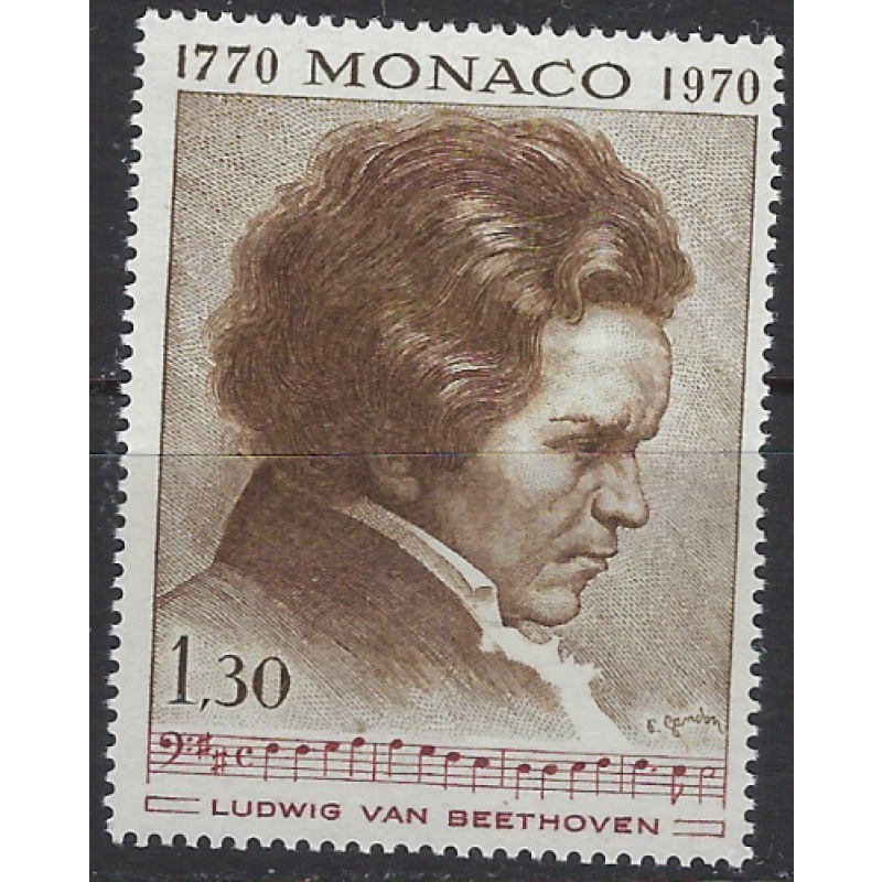 Monaco 777 MNH 1970 Beethoven (ak8657)