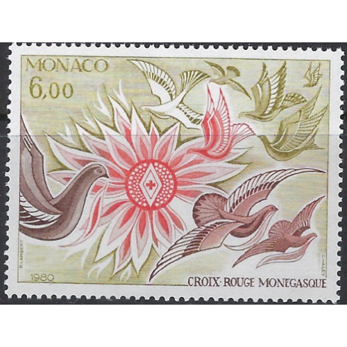 Monaco 1248 MNH 1980 issue (ak8661)