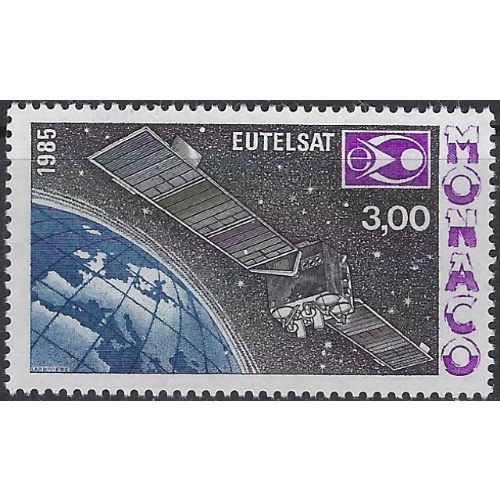 Monaco 1495 MNH 1985 Communications Satellite (ak8662)