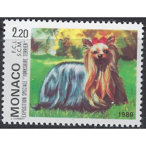 Monaco 1676 MNH 1989 Dog Show (ak8664)
